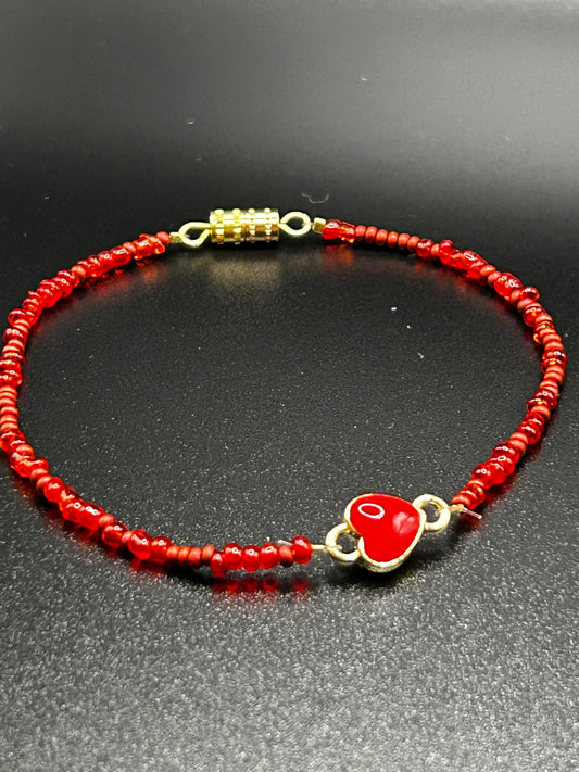 Red Heart Bracelet