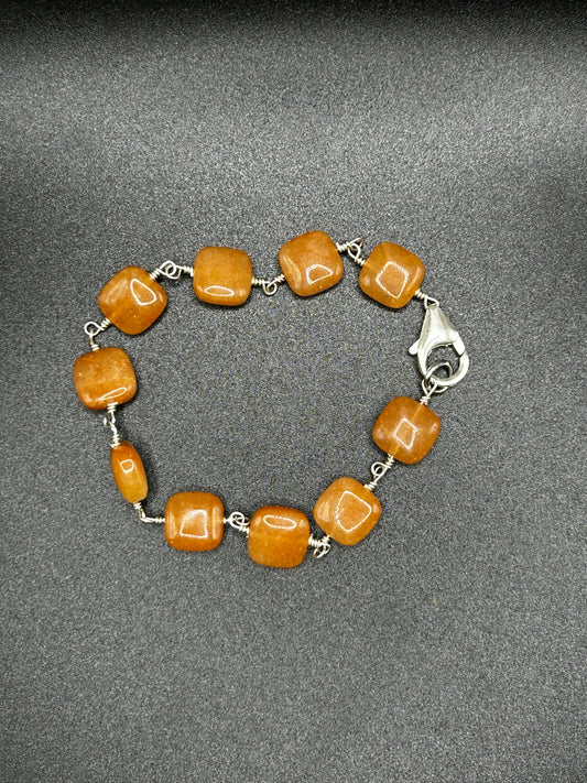 Orange Aventurine Bracelet